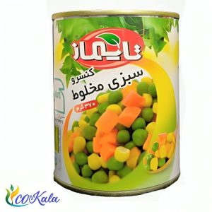 کنسرو مخلوط سبزیجات 370 گرمی تایماز
