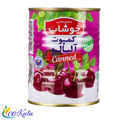 کمپوت آلبالو خوشاب 370 گرمی
