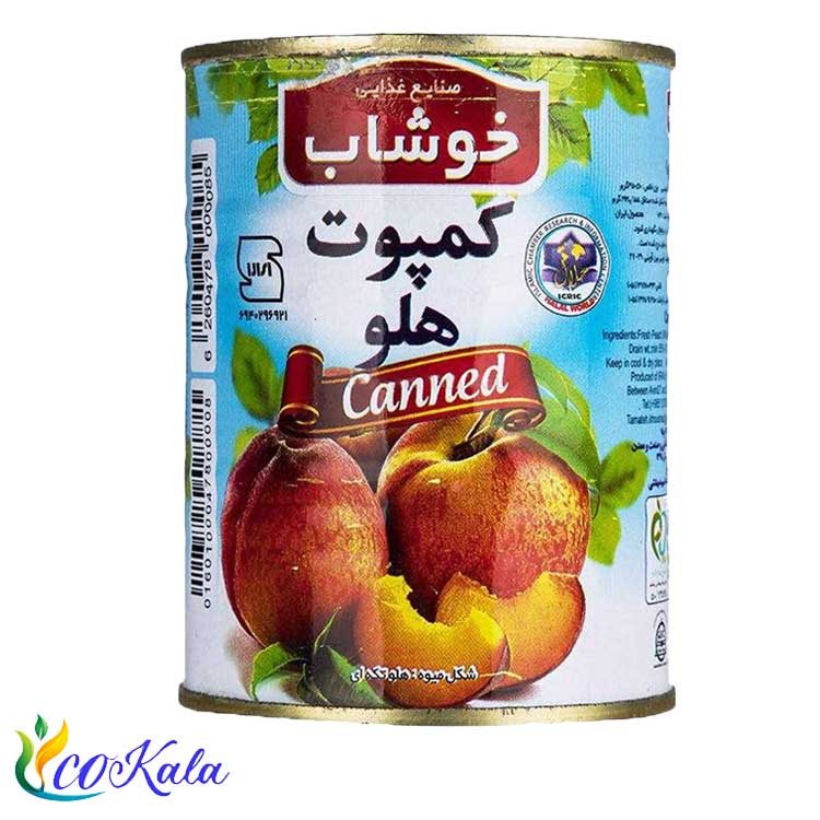 کمپوت هلو خوشاب 350 گرمی