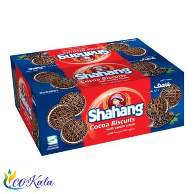بیسکویت کاکائویی با کرم وانیلی شاهنگ 5 کیلویی