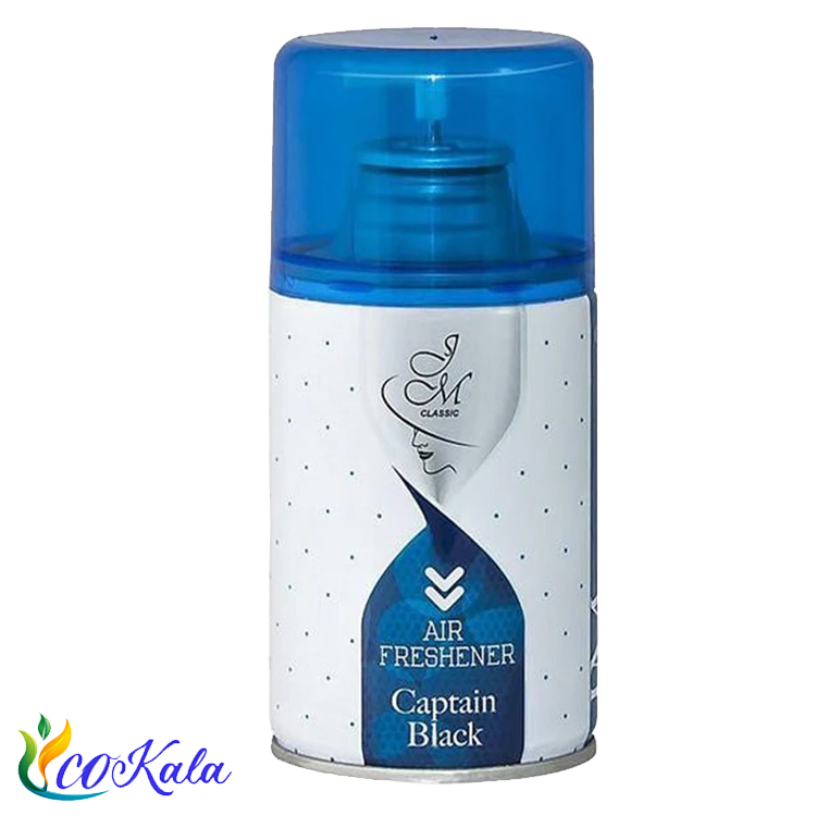 اسپری خوشبوکننده هوا جی ام کاپیتان بلک اسپری خوشبوکننده هوا جی ام کاپیتان بلک