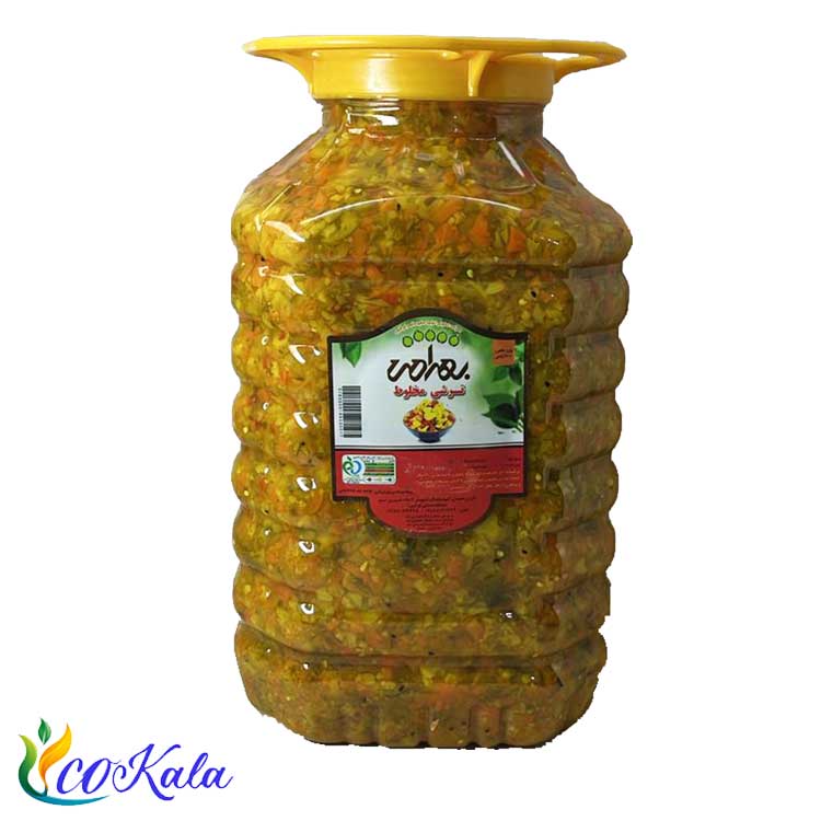 ترشی مخلوط پت 10 کیلویی رشیدی