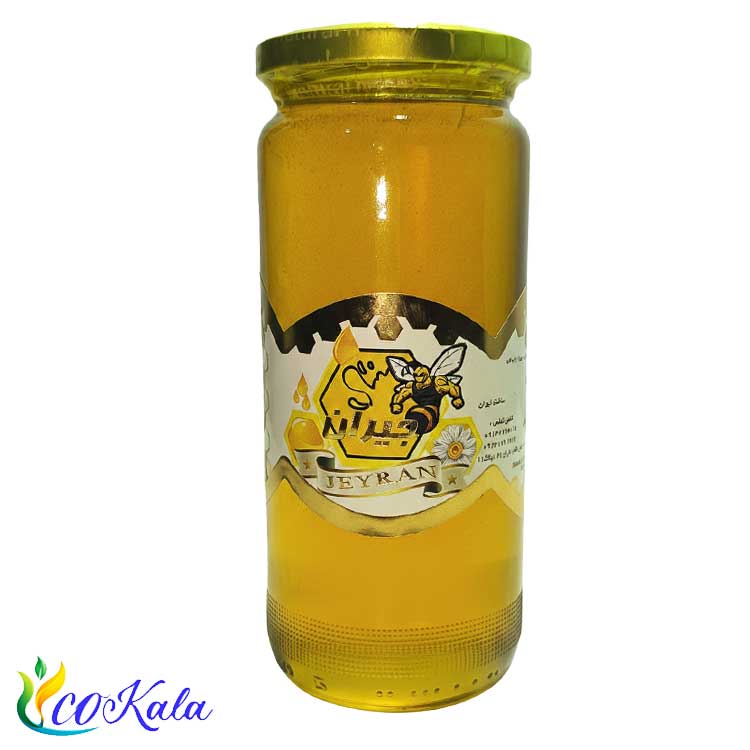 عسل مخصوص شیشه استوانه 700 گرم جیران عسل مخصوص شیشه استوانه 700 گرم جیران