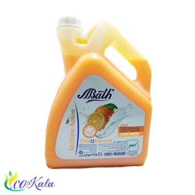 مایع دست 4 لیتری مولتی اکشن بس رایحه پرتقال