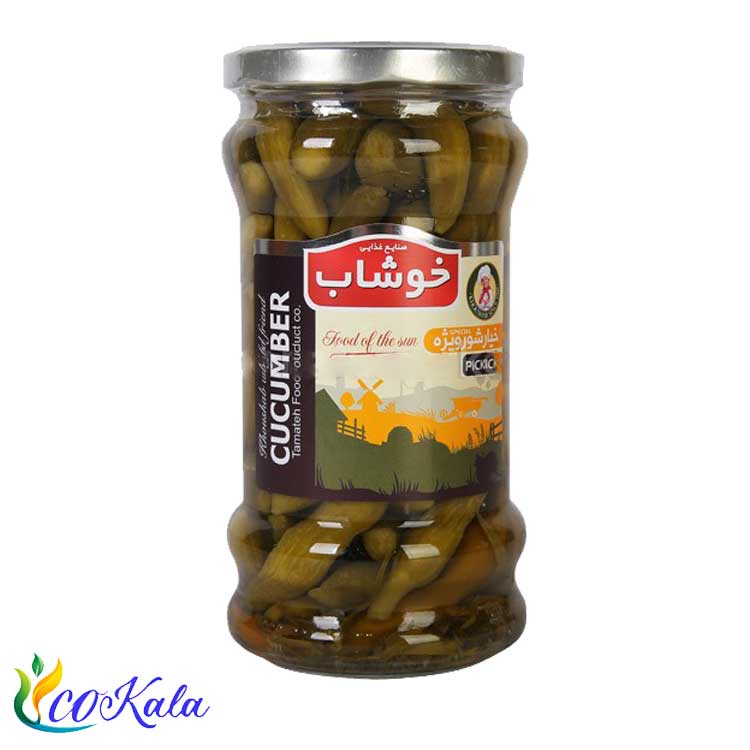 خیارشور سوپر ویژه 600 گرمی خوشاب