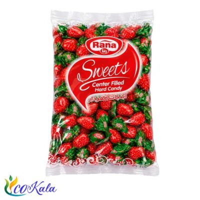 آبنبات یک سرپیچ توت فرنگی 2 کیلو و نیم