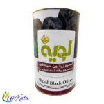 زیتون سیاه اسلایس قوطی 4 کیلویی لویه