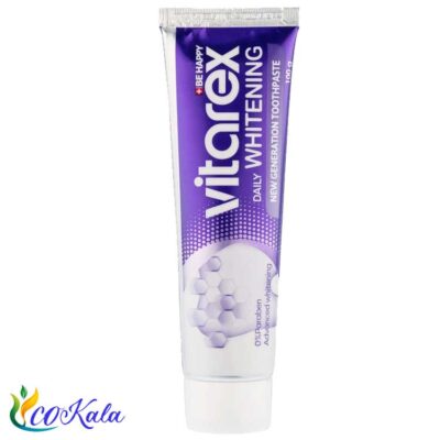 خمیر دندان ویتارکس مدل Daily Whitening وزن 100 گرم