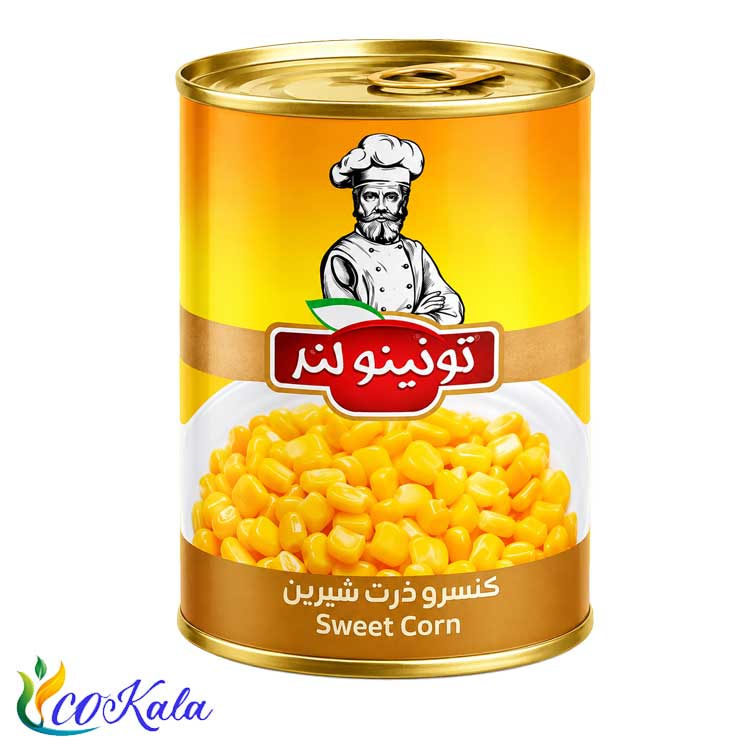 کنسرو ذرت شیرین تونینولند 380 گرمی کنسرو ذرت شیرین تونینولند 380 گرمی