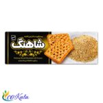 بیسکویت آرد جو با طعم هل و تزئین کنجد شاهنگ