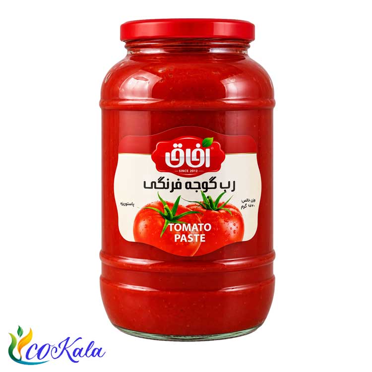 رب گوجه فرنگی شیشه آفاق 1570 گرمی رب گوجه فرنگی شیشه آفاق 1570 گرمی