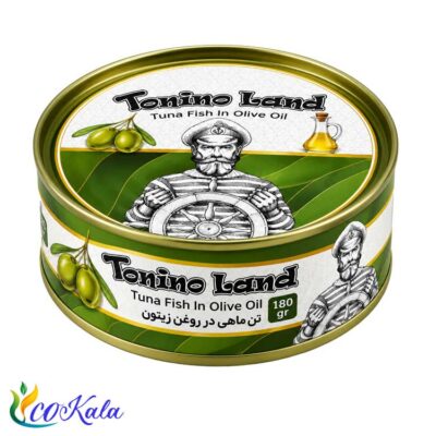 کنسرو تون ماهی در روغن زیتون تونینولند 180گرم