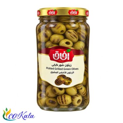 زیتون شور کبابی آفاق 680 گرمی